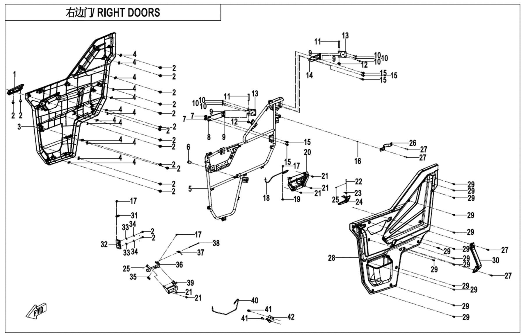Picture of F37-4 -V5 - RIGHT DOORS