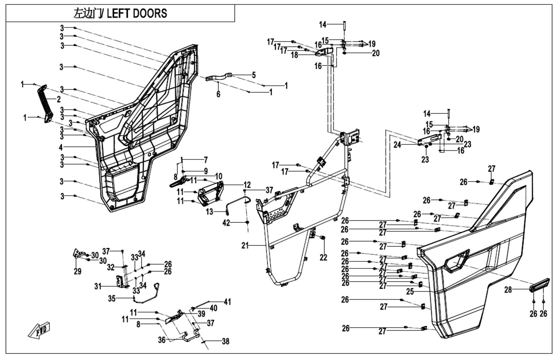 Picture of F37-2 -V5 - LEFT DOORS