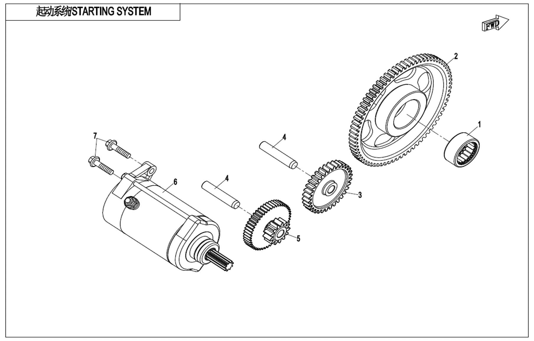 Picture of E09 - STARTING SYSTEM