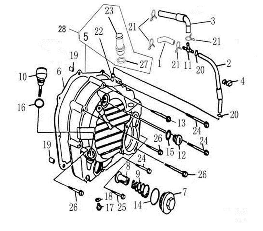Picture of E03 - RIGHT CRANKCASE