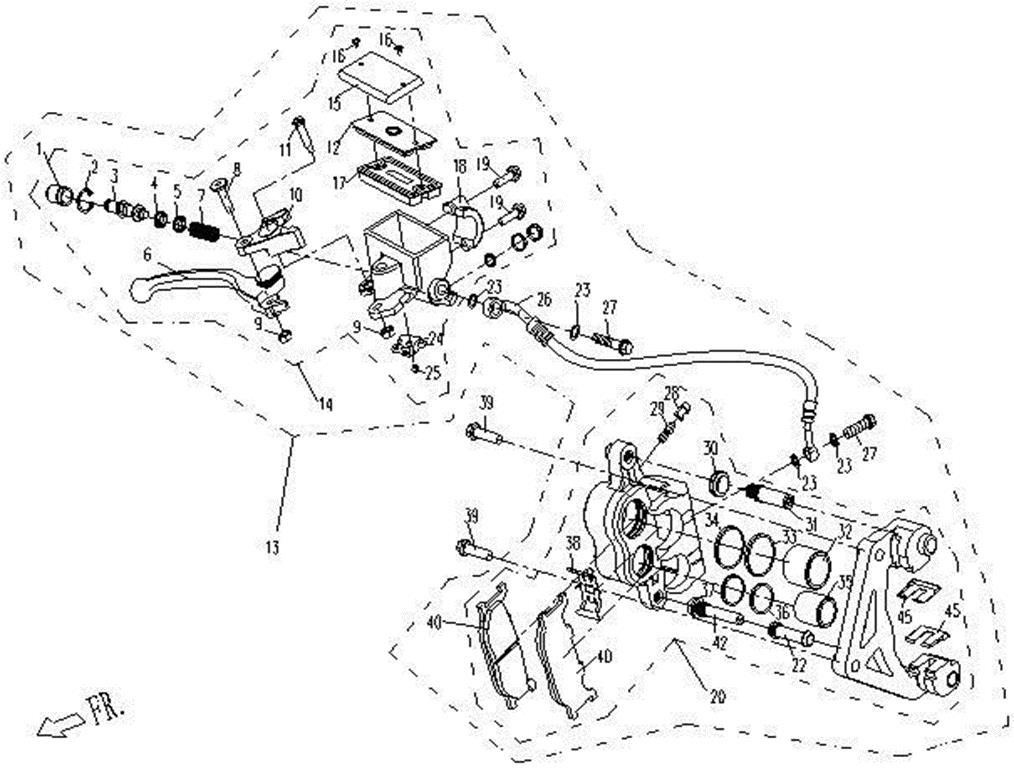 Picture of F17 - HYDRAULIC BRAKE (FRONT)
