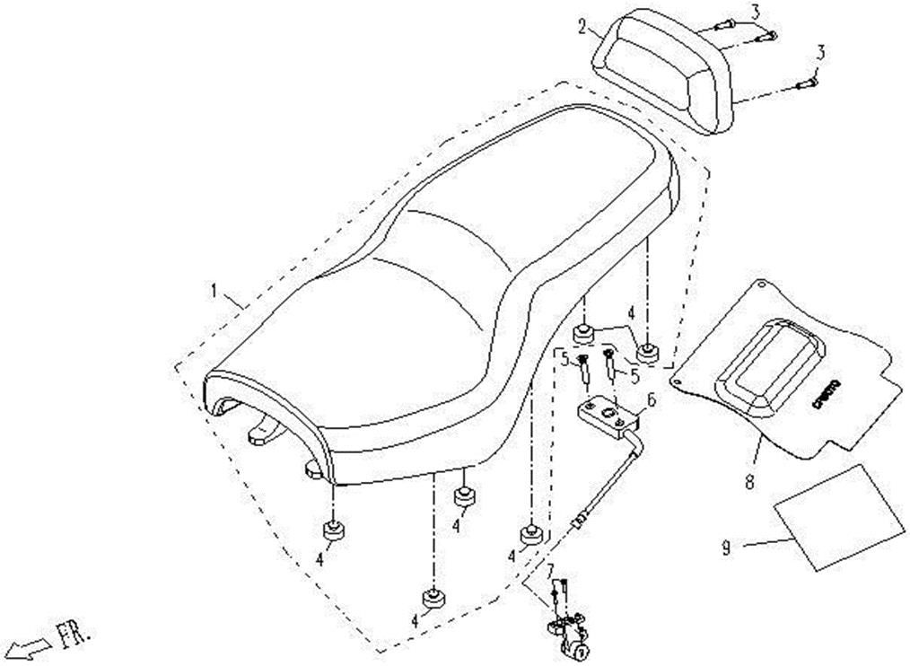 Picture of F07 - SEAT ASSY