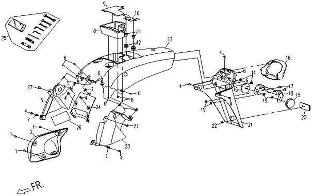 Picture of F05 - PLASTIC PARTS & TOOLS