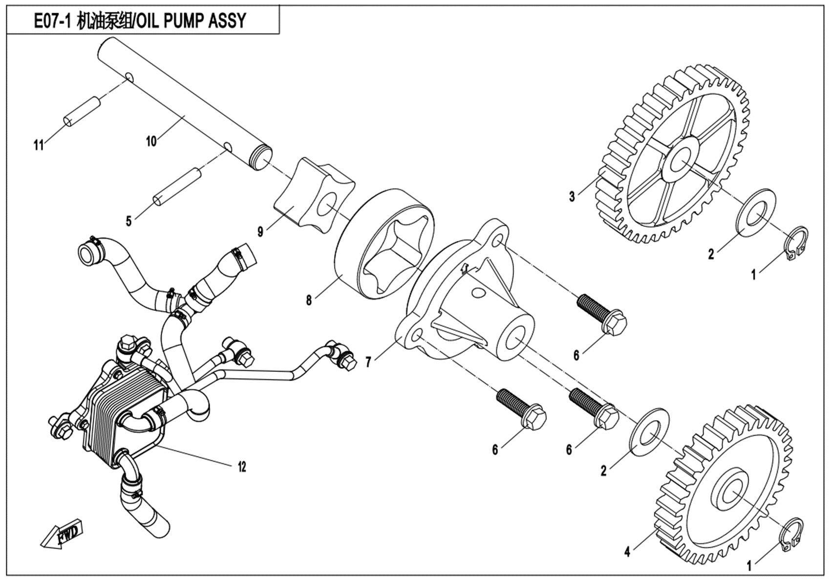 Picture of E07-1 - OIL PUMP ASSY
