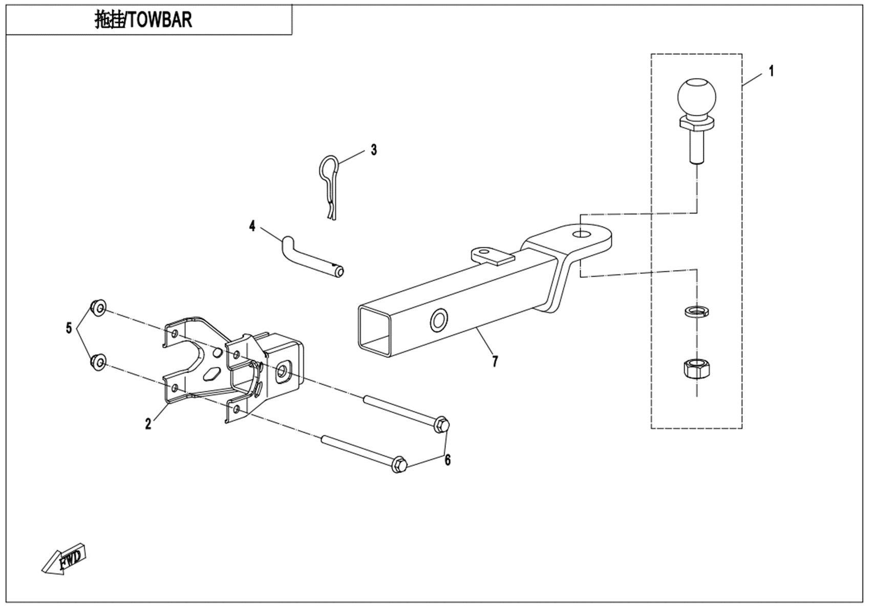 Picture of F40 - TOWBAR