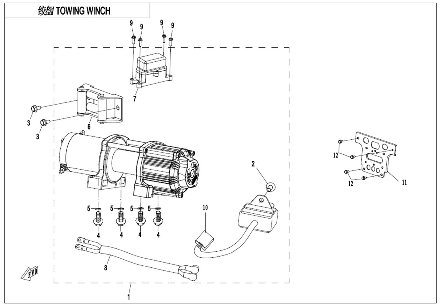 Picture of F15-2 - TOWING WINCH