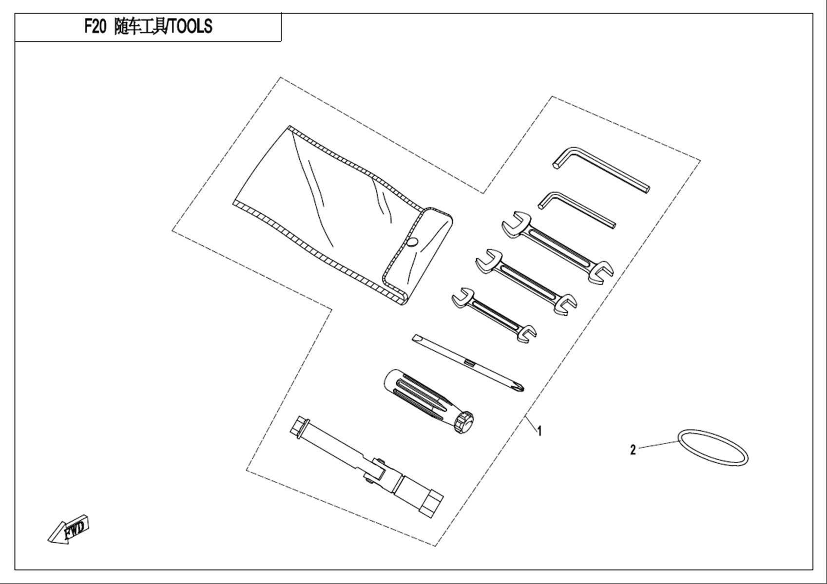 Picture of F20 - TOOLS