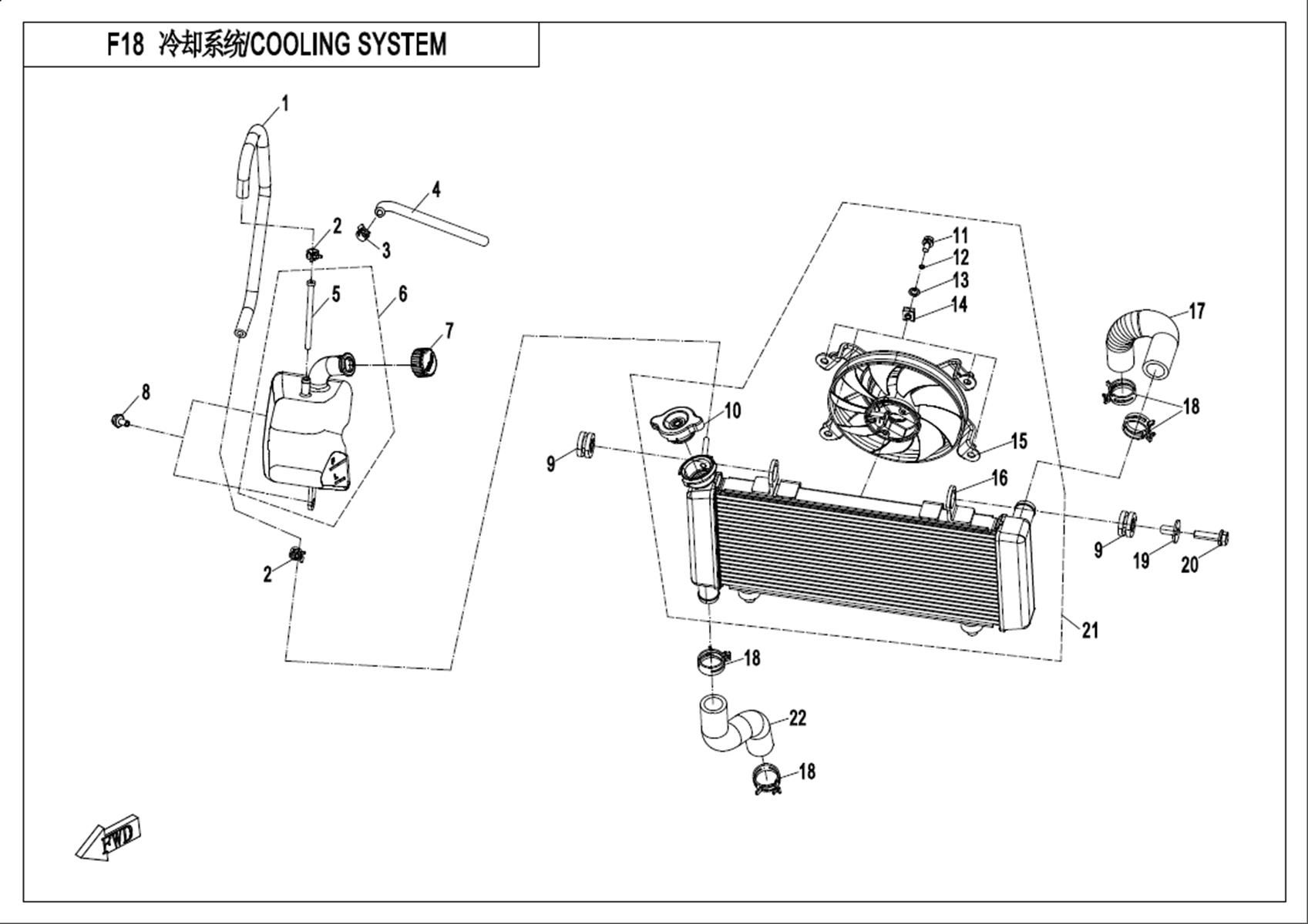 Picture of F18 - COOLING SYSTEM