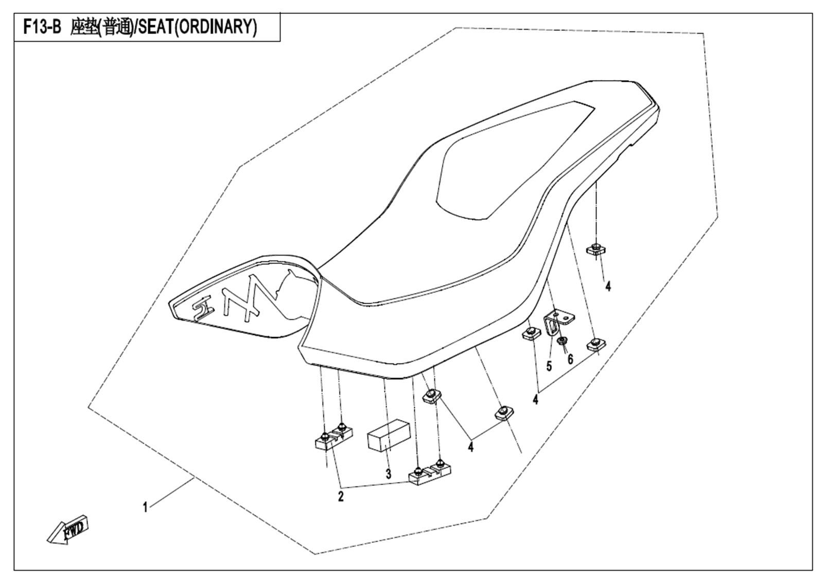 Picture of F13-B - SEAT(ORDINARY)