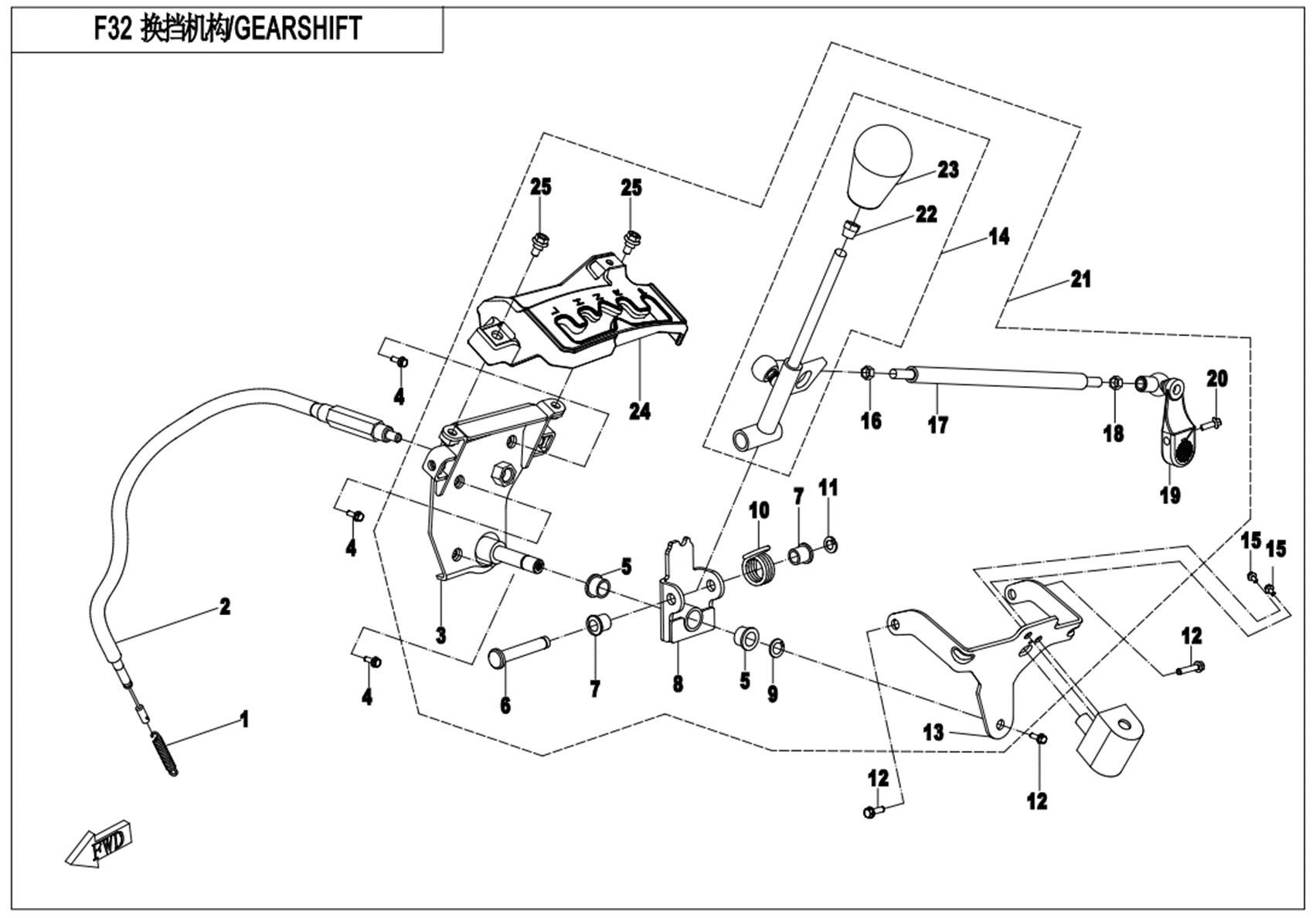 Picture of F32 - GEAR SHIFTING