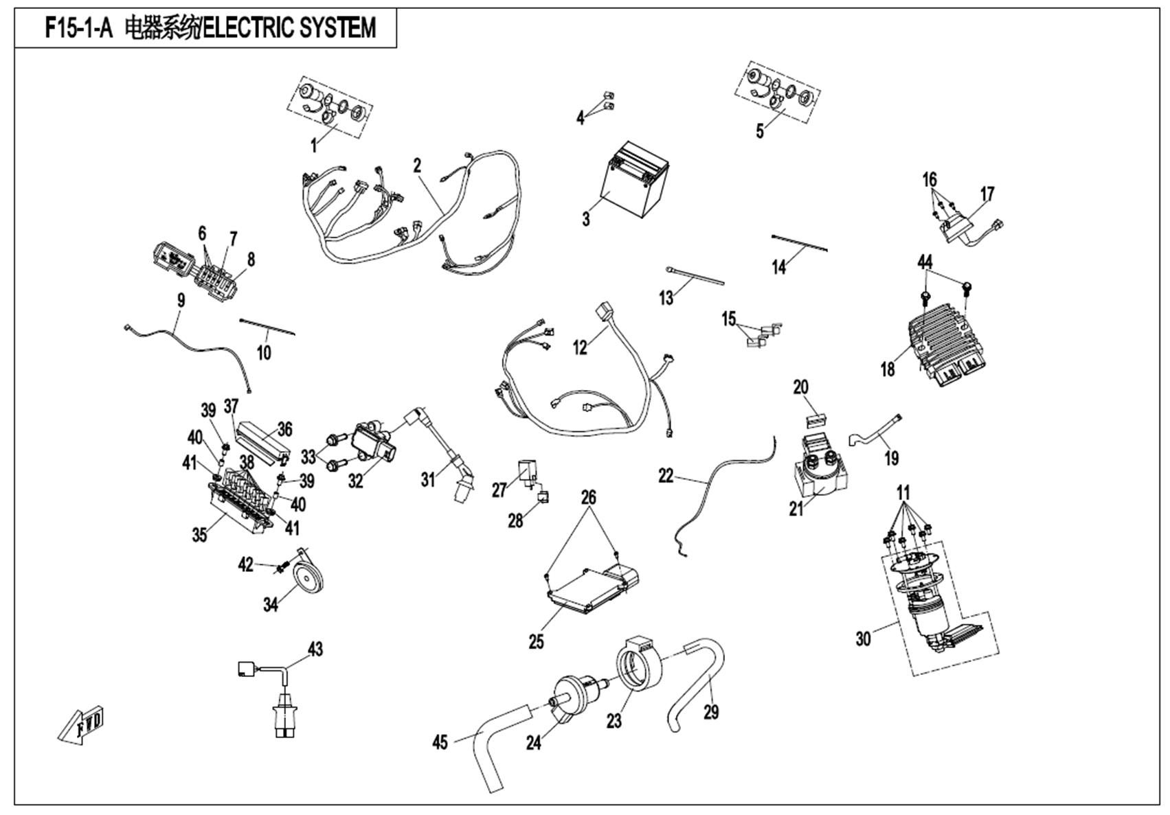 Picture of F15-1-A - ELECTRIC SYSTEM(EURO)