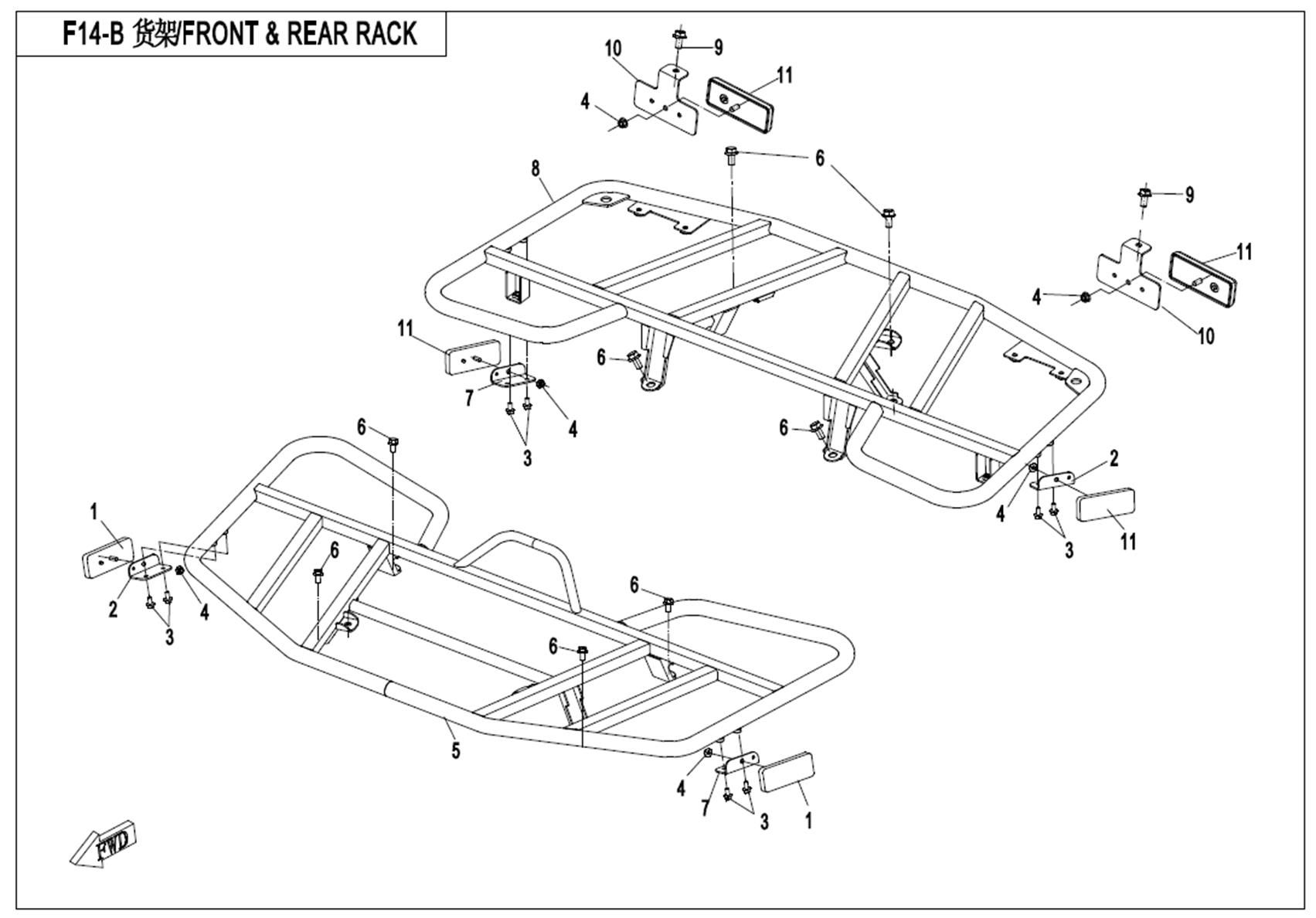 Picture of F14-B - RACK(STEEL)