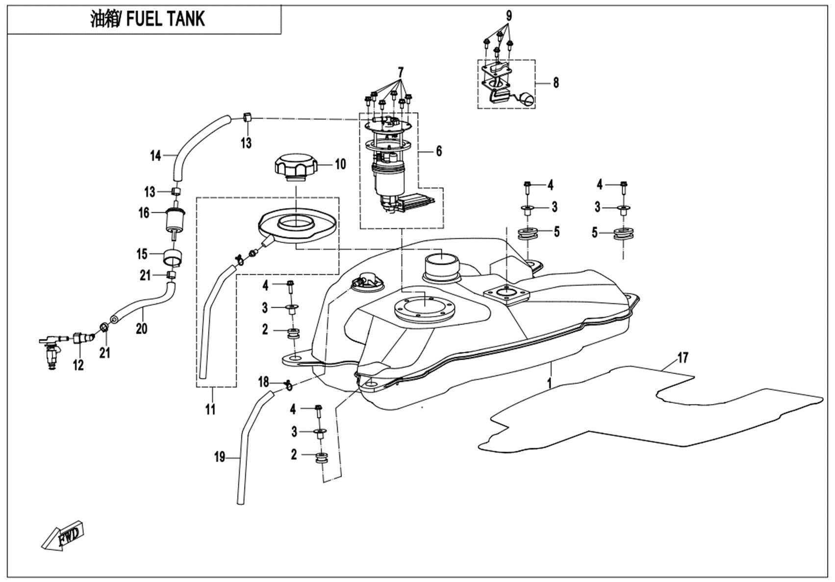 Picture of F12 - FUEL TANK