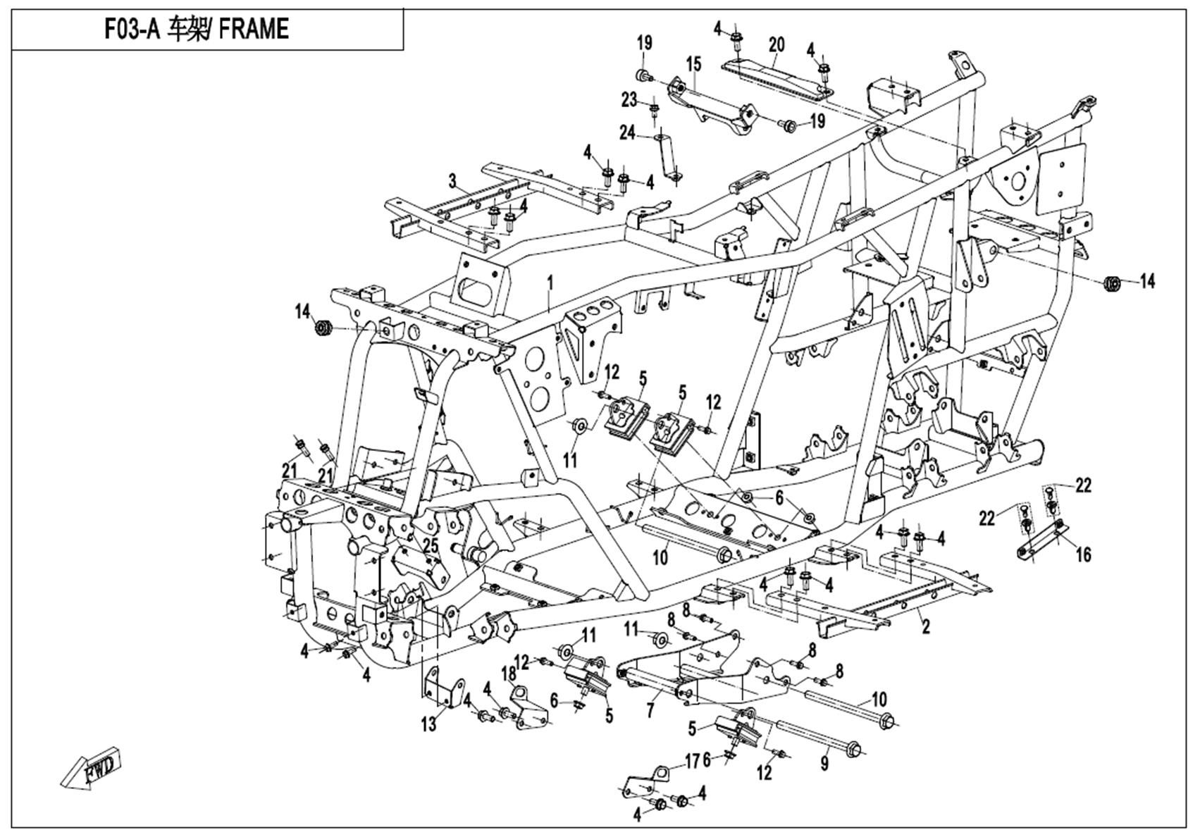 Picture of F03-A - FRAME(OLD)