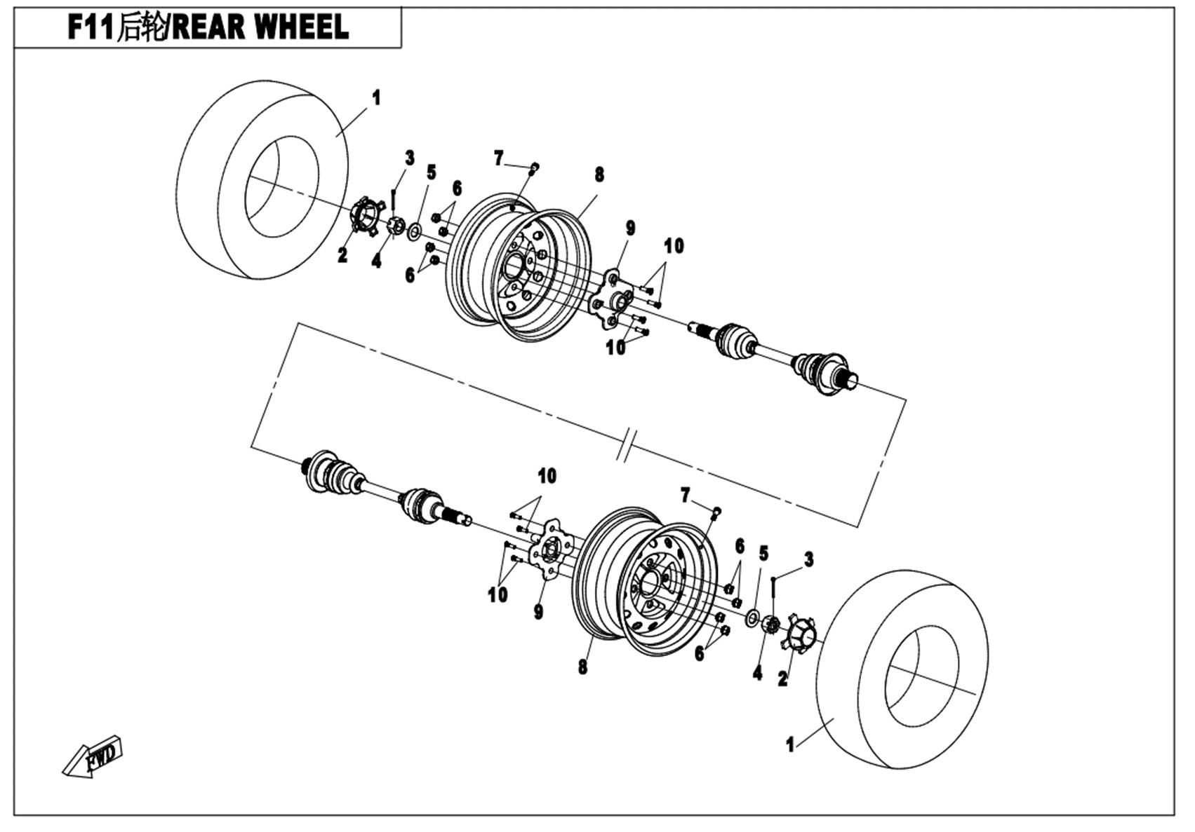 Picture of F11 - REAR WHEEL
