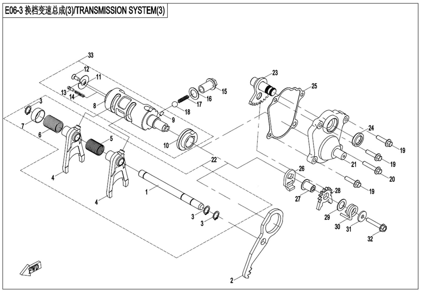 Picture of E06-3 - TRANSMISSION SYSTEM(3)