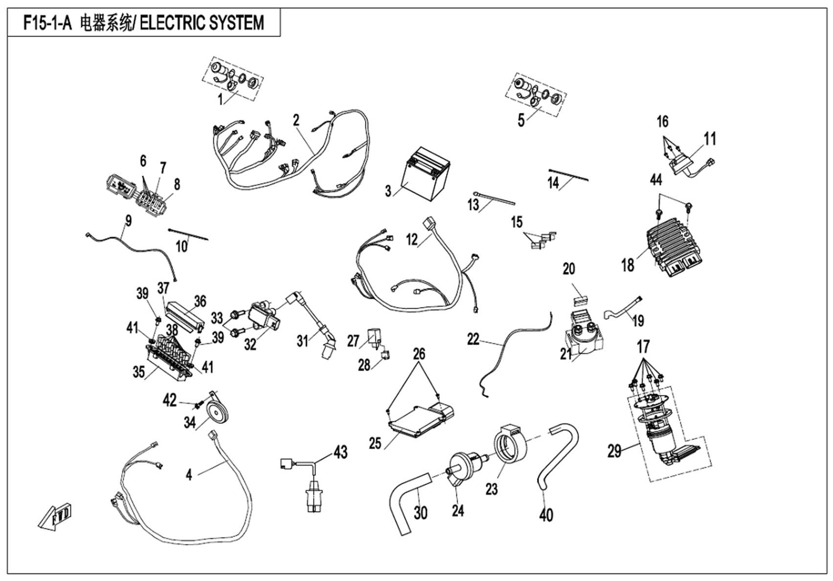 Picture of F15-1-A - ELECTRIC SYSTEM