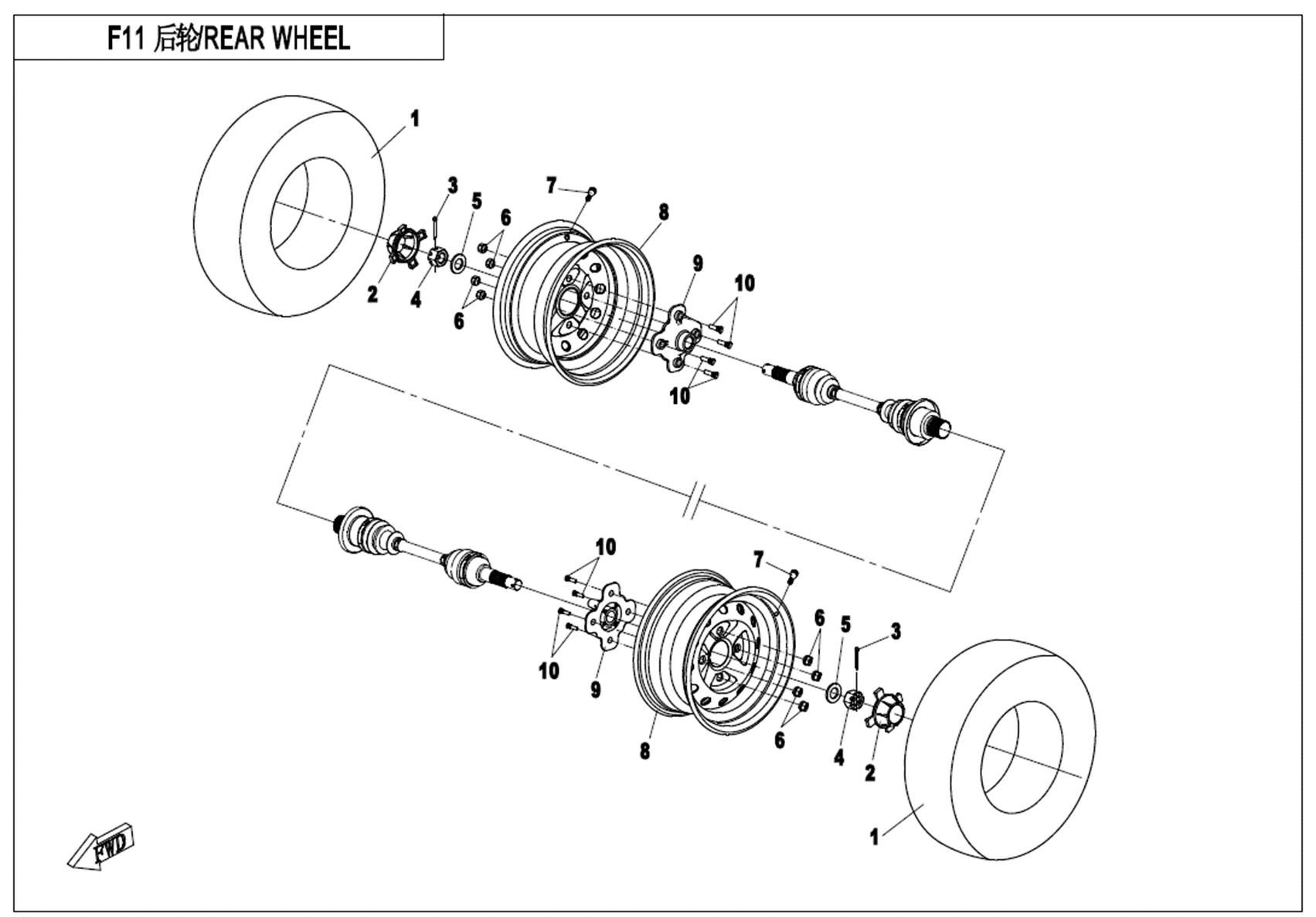 Picture of F11 - REAR WHEEL