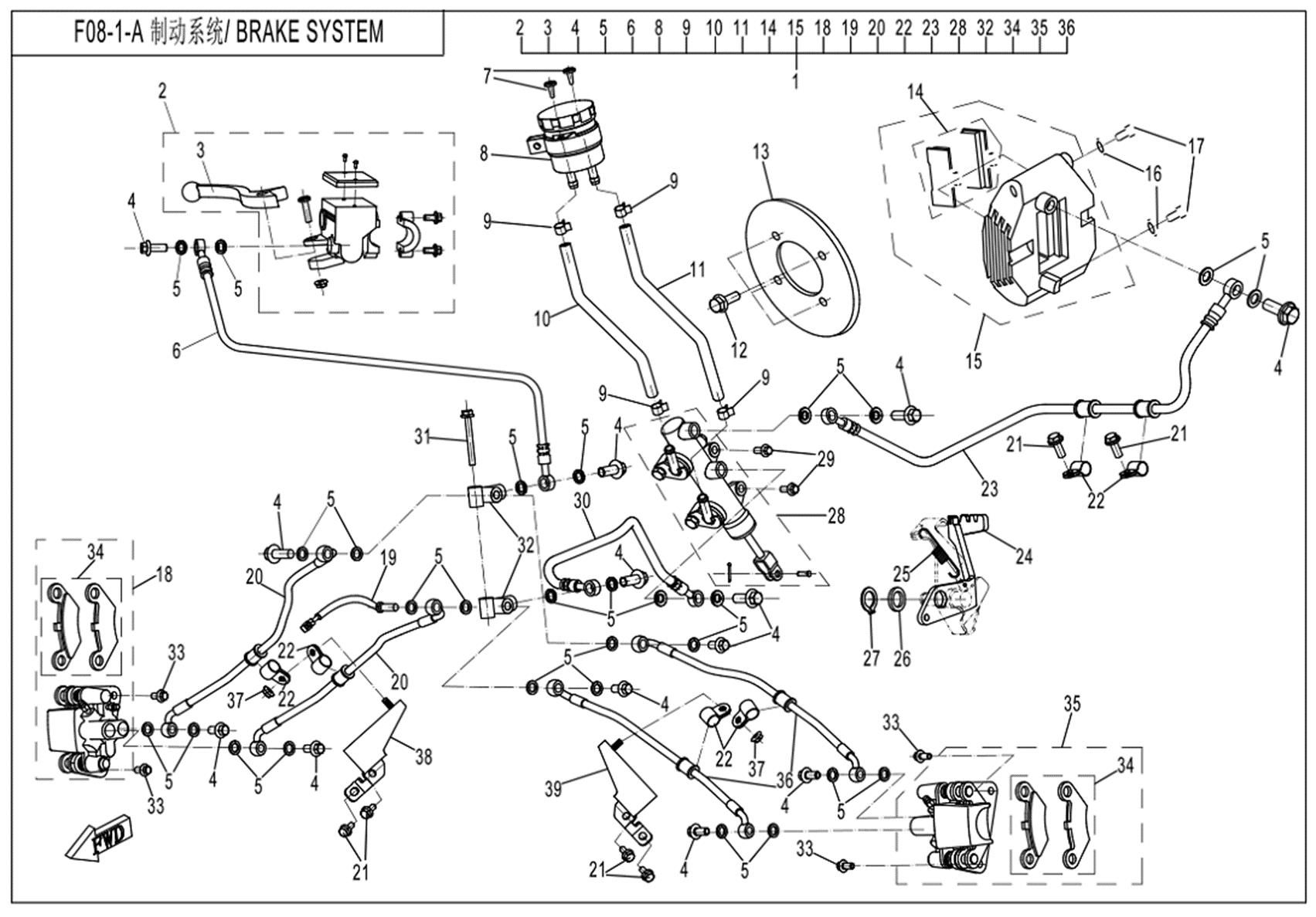 Picture of F08-1-A - BRAKE SYSTEM