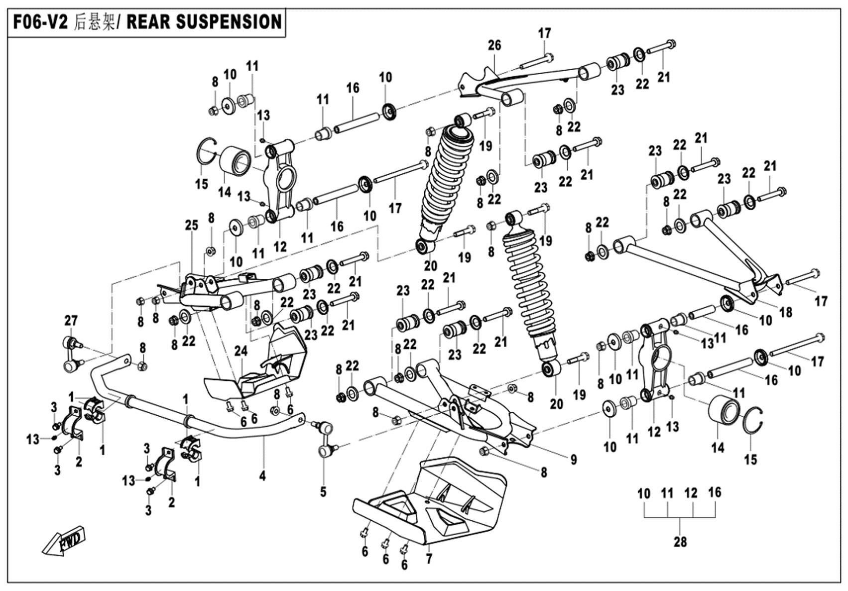 Picture of F06-V2 - REAR SUSPENSION