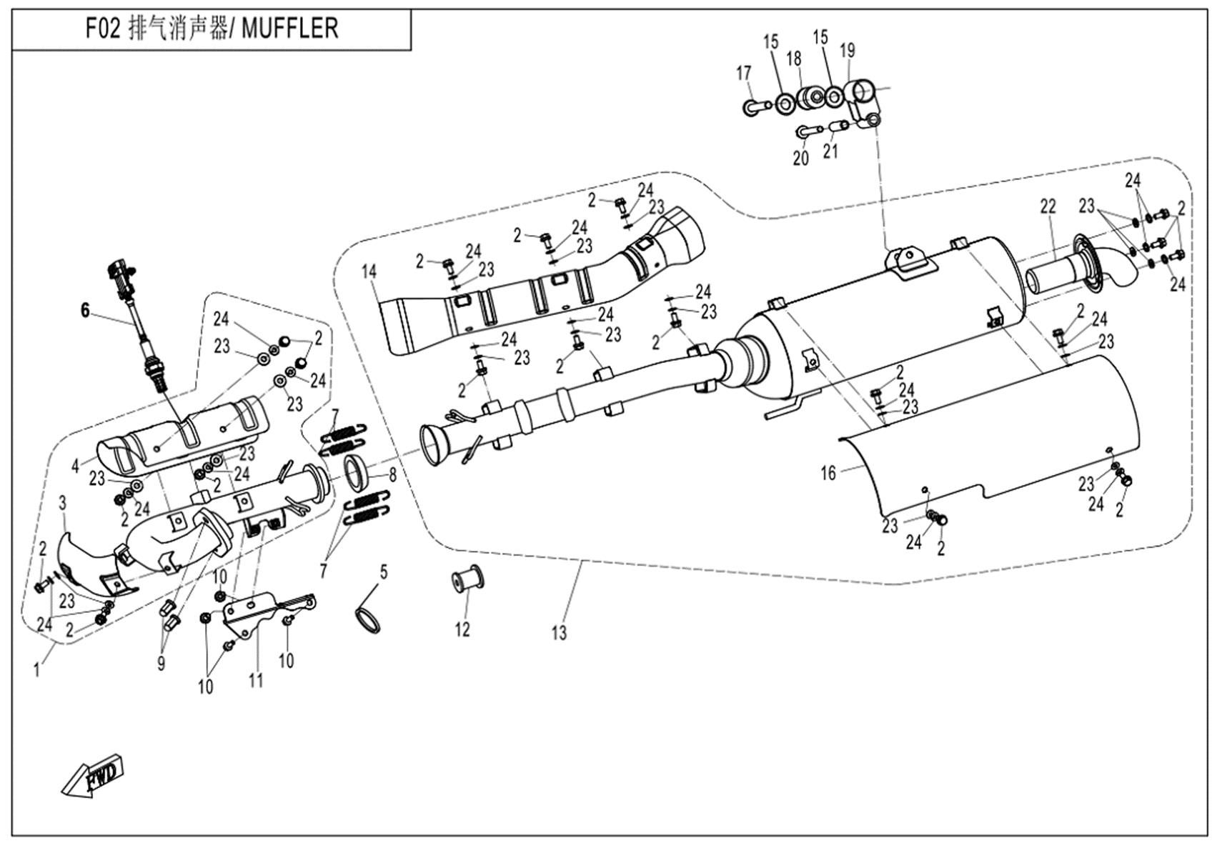 Picture of F02 - MUFFLER