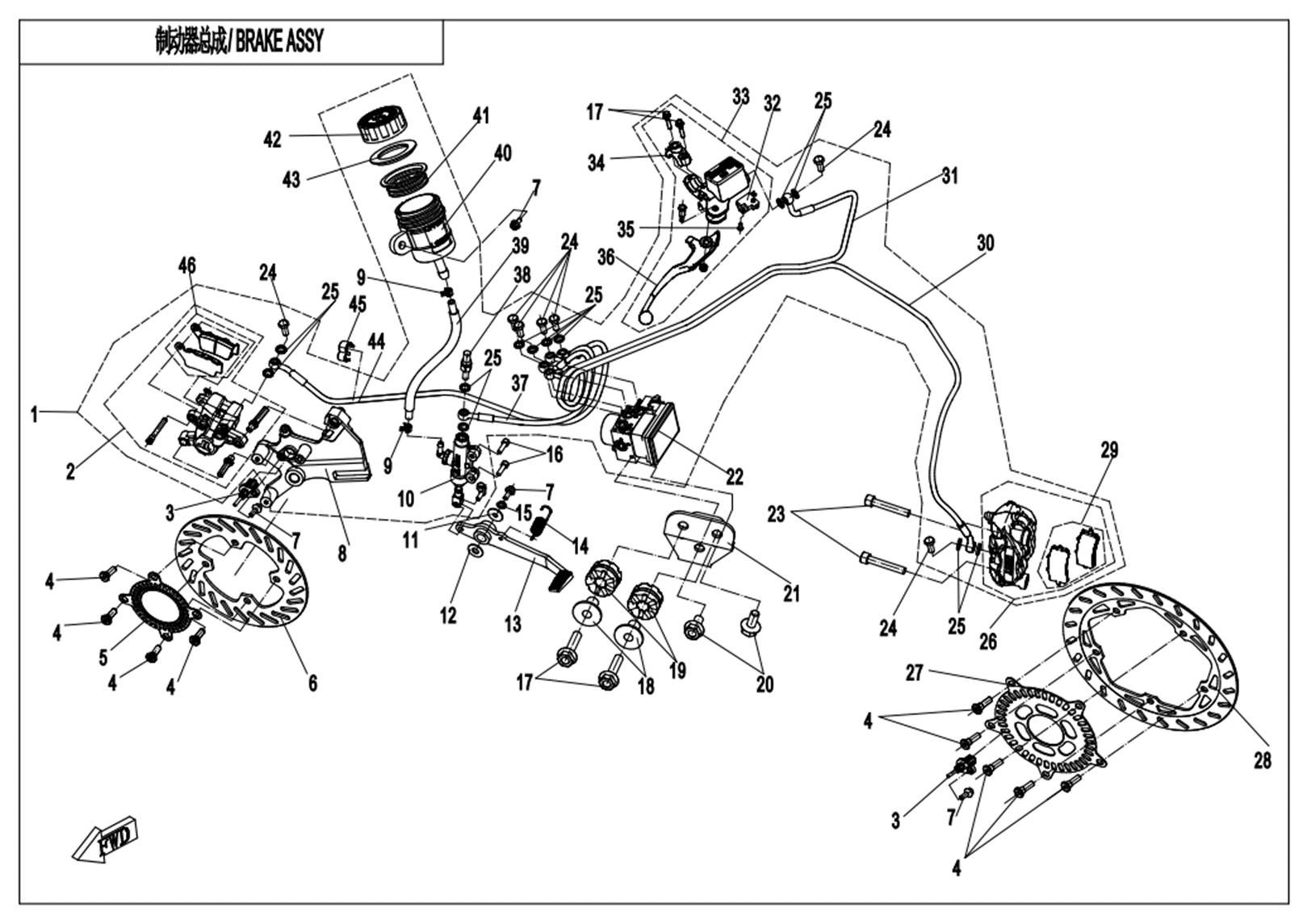 Picture of F08-C - BRAKE ASSY (ABS )