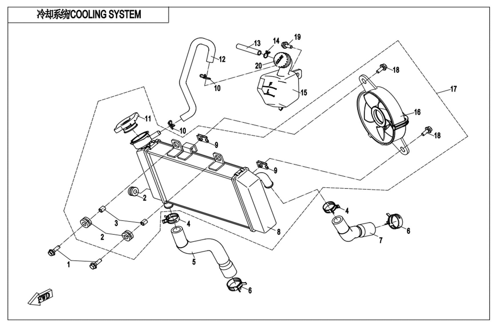 Picture of F18 - COOLING SYSTEM