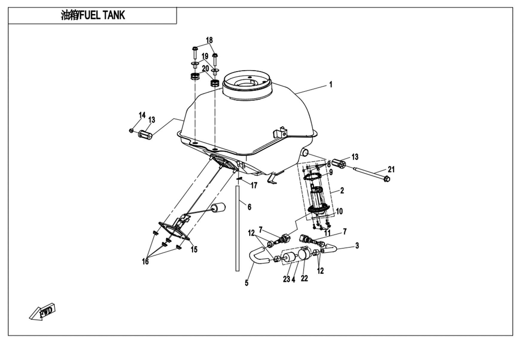 Picture of F12 - FUEL TANK