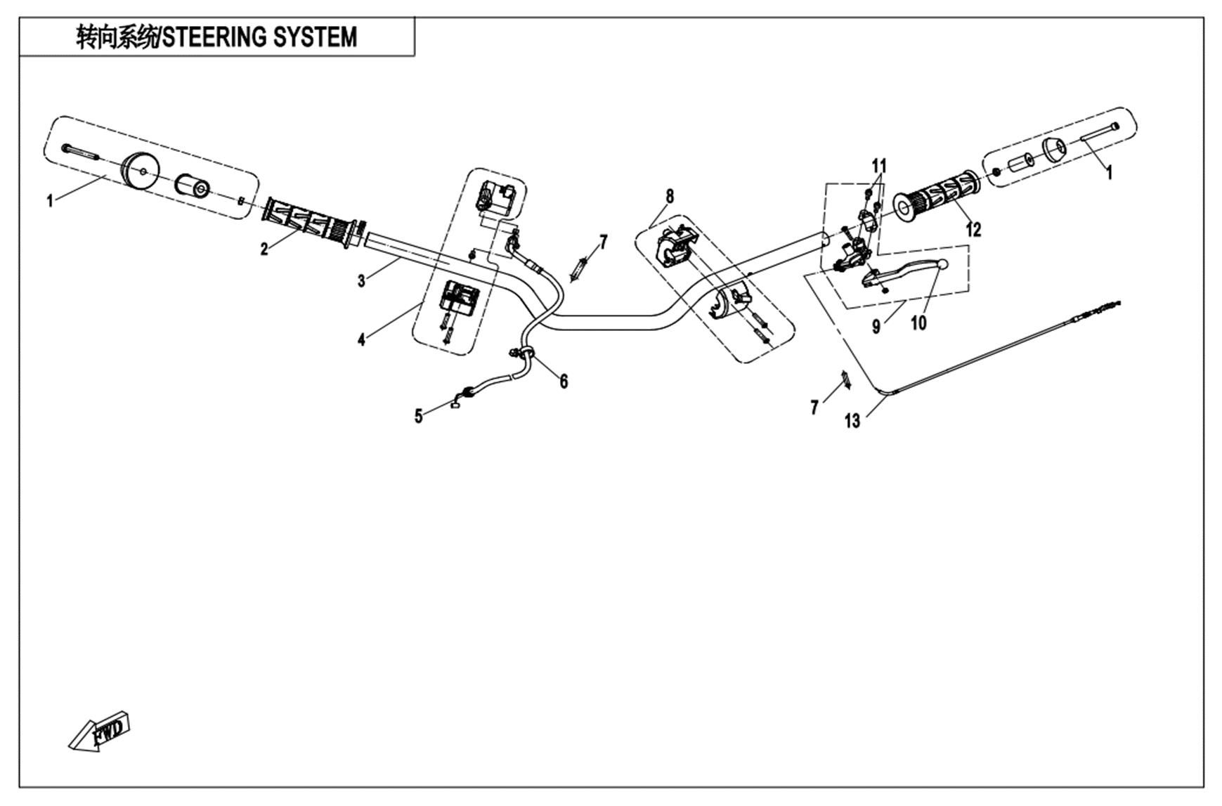 Picture of F10 - STEERING ASSY