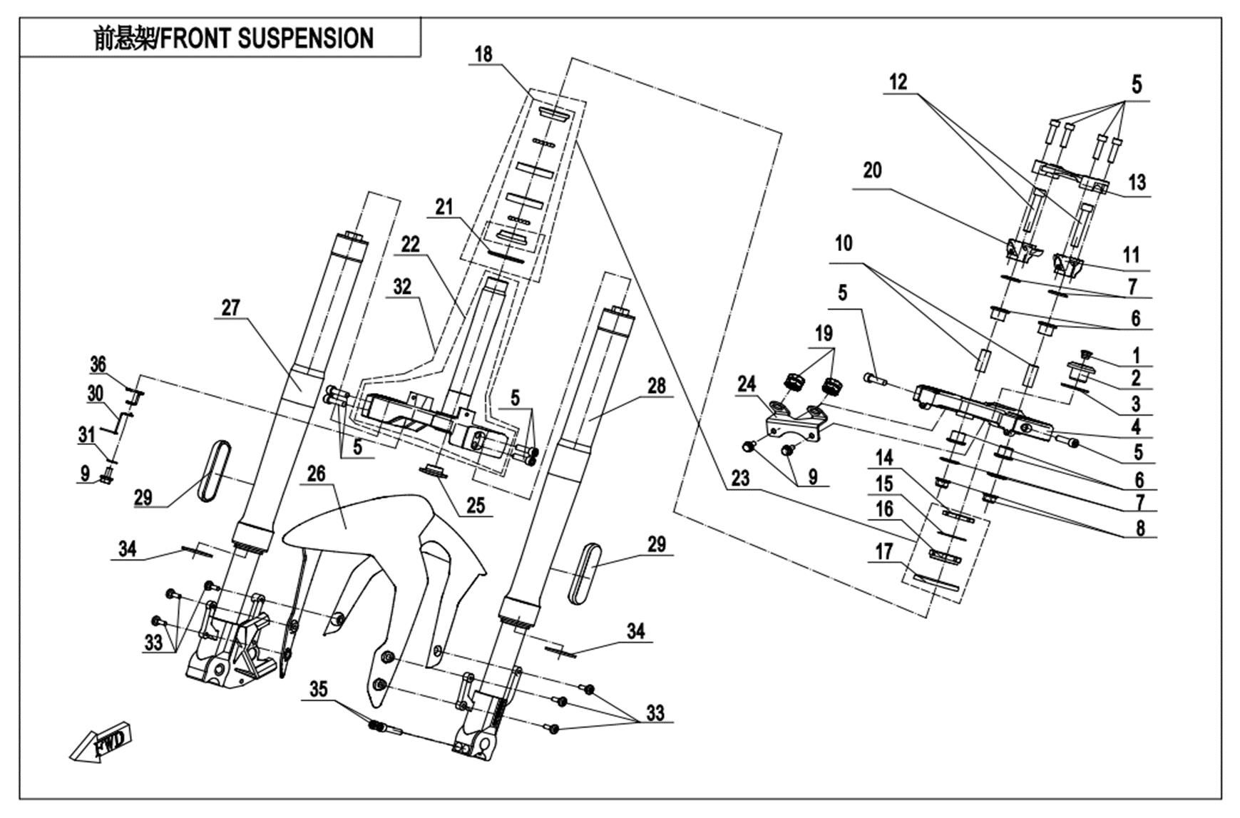 Picture of F05 - FRONT SUSPENSION