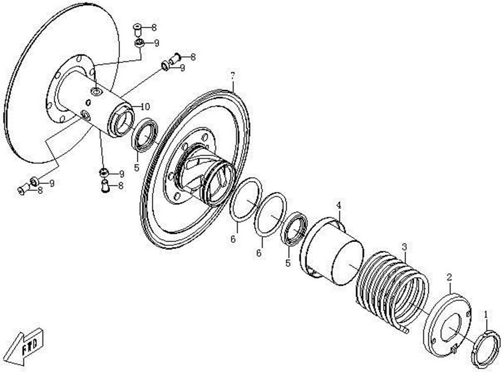 CFMOTO. E16 Secondary Sheave , Sherco