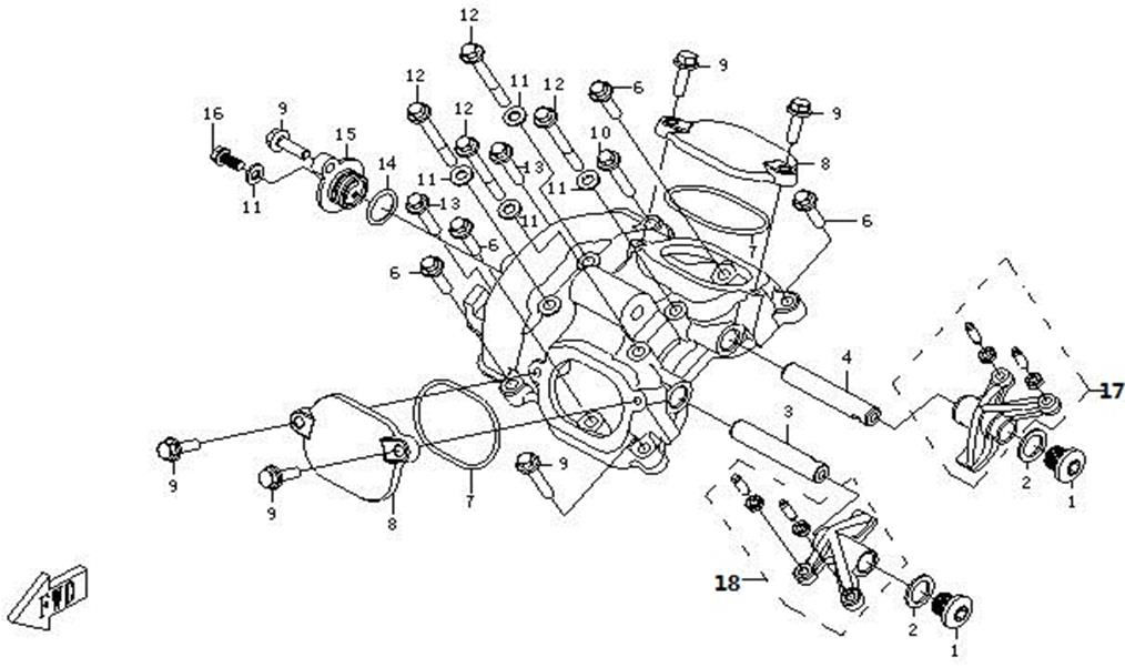 Picture of E08 - CYLINDER HEAD COVER