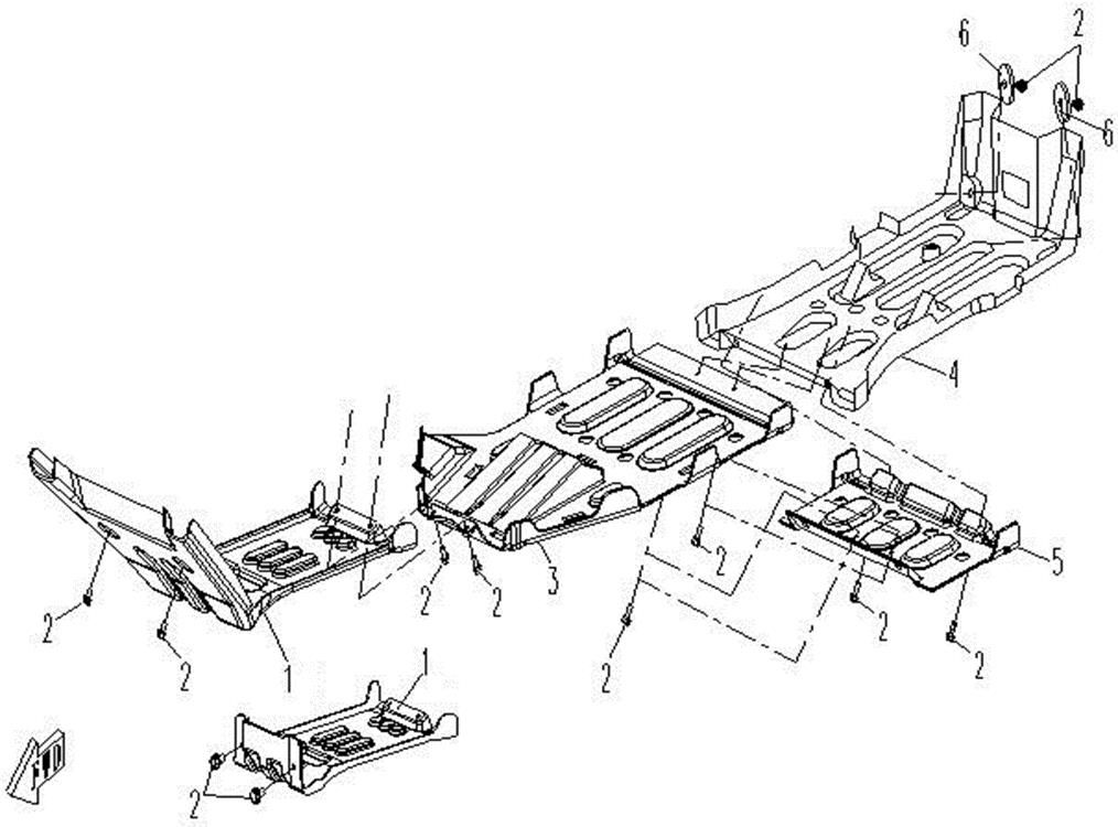Picture of F31 - ENGINE SKID PLATE