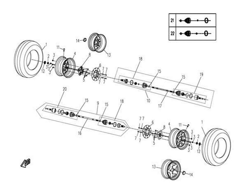 Picture of F10 - FRONT WHEEL ASSY