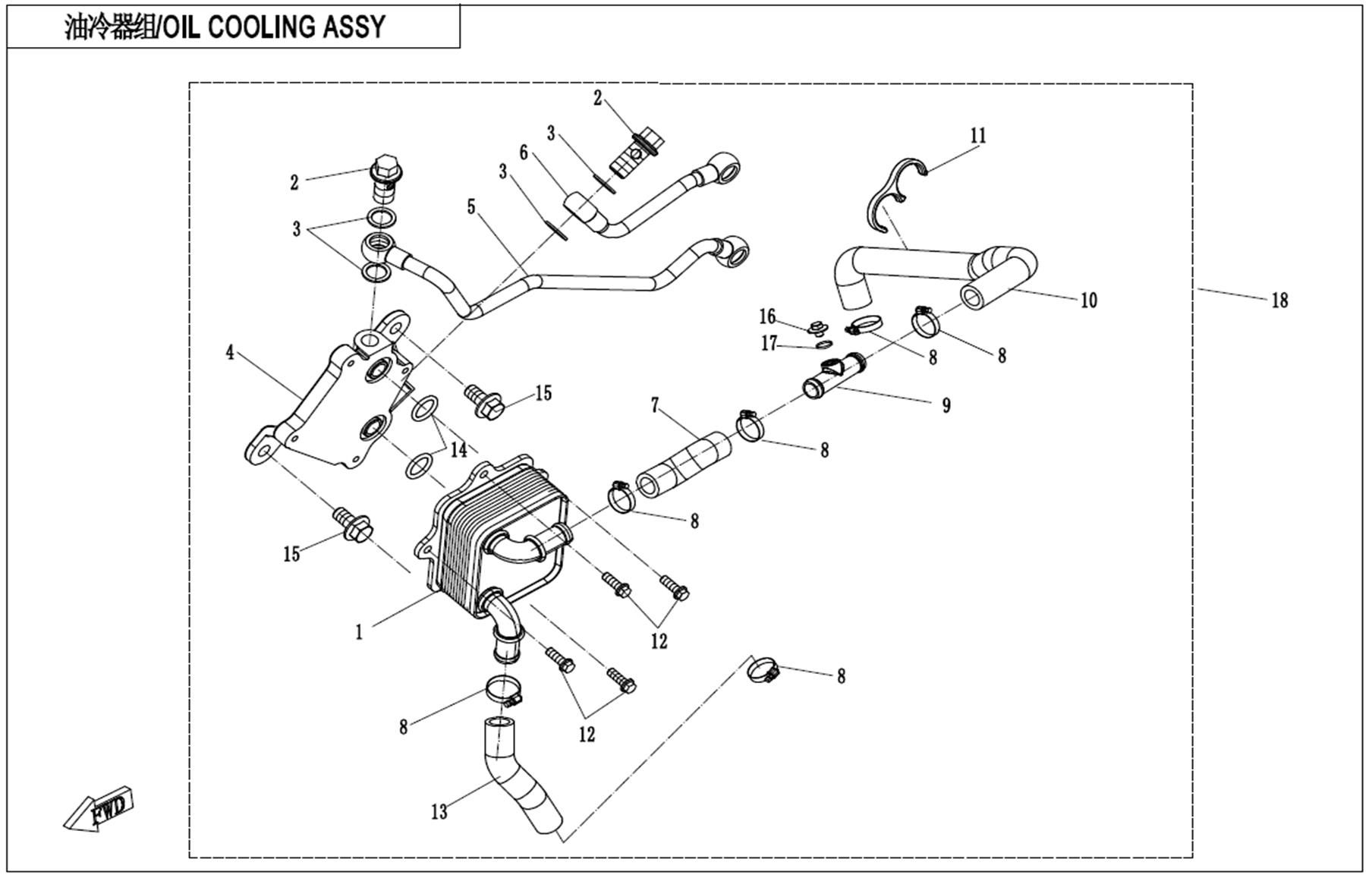 Picture of E07-2-V2 - OIL COOLING SYSTEM.
