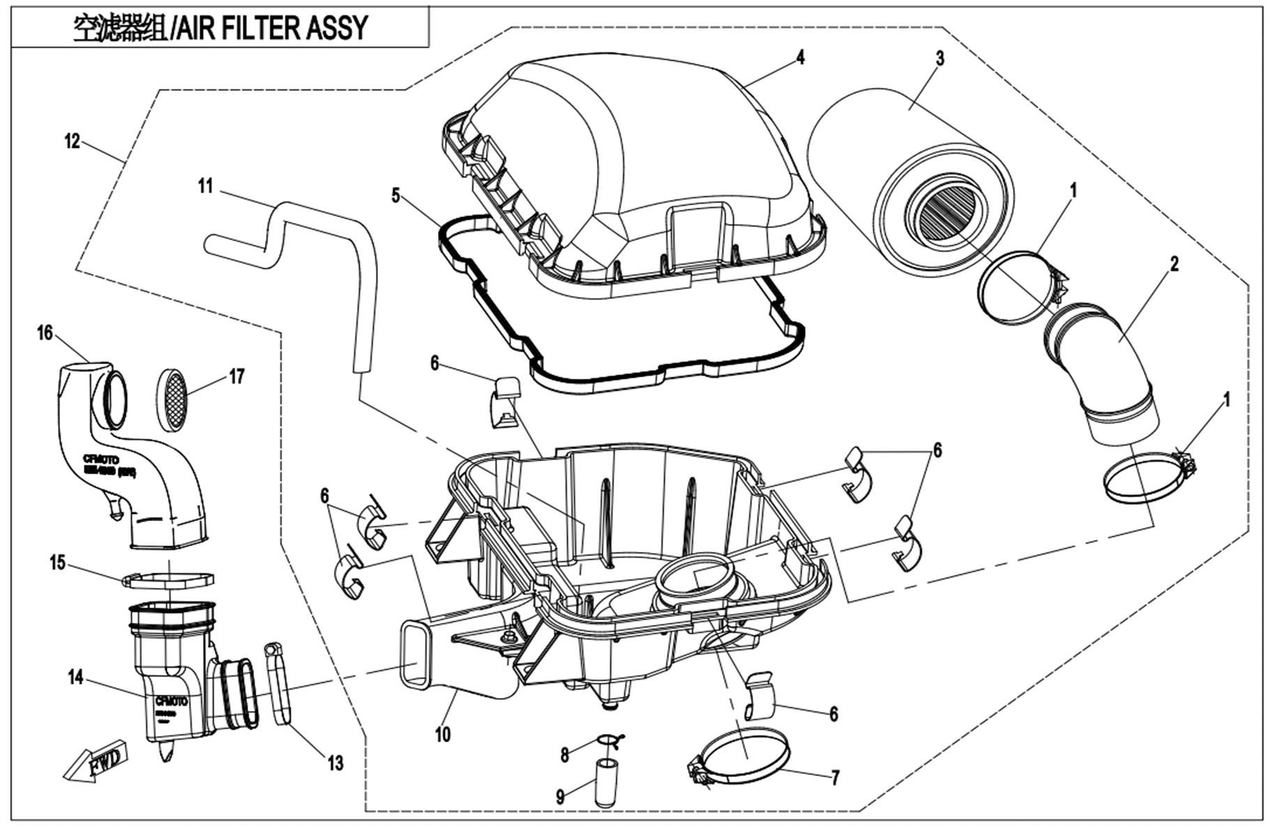 Picture of F41 - AIR FILTER ASSY.