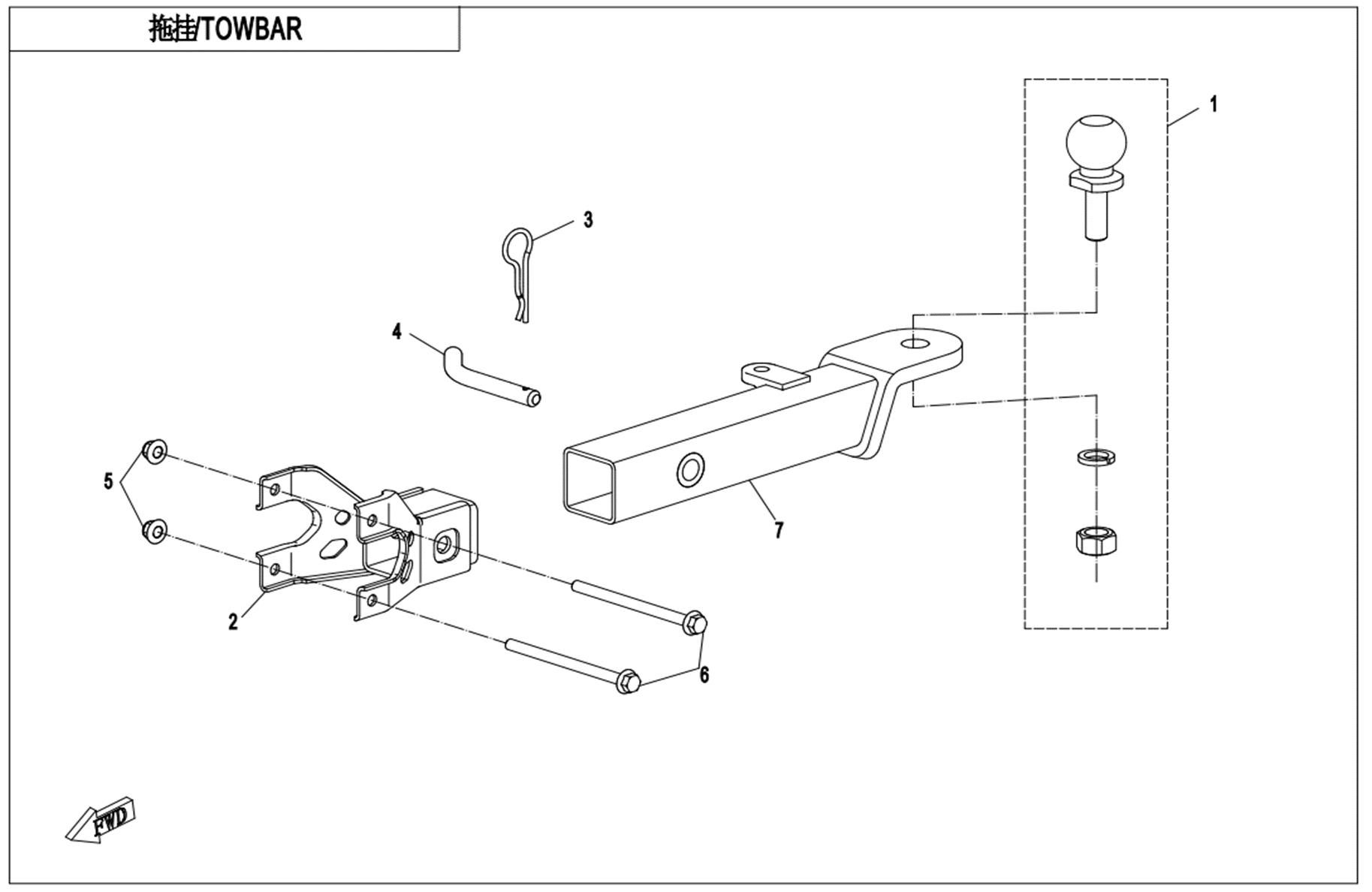 Picture of F40 - TOWBAR
