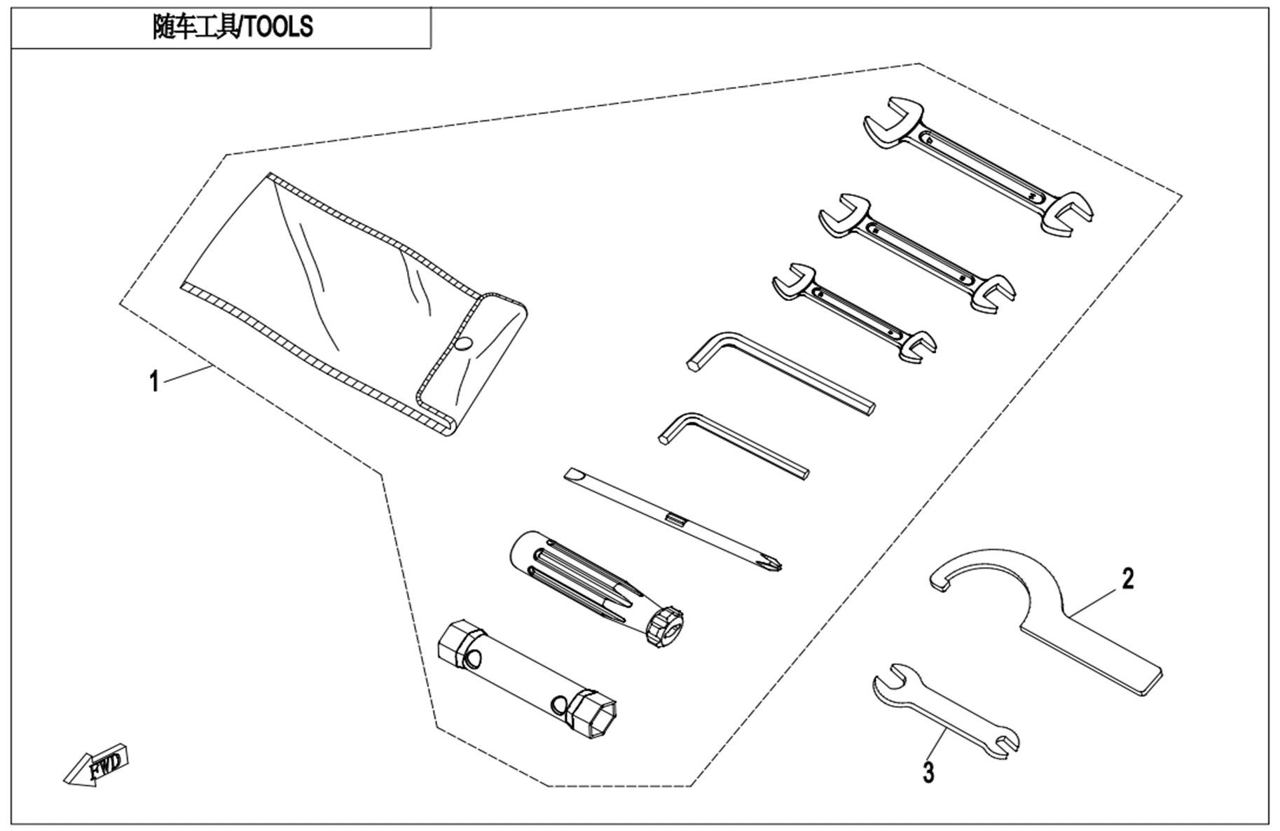 Picture of F20-A - TOOLS(STANDARD)