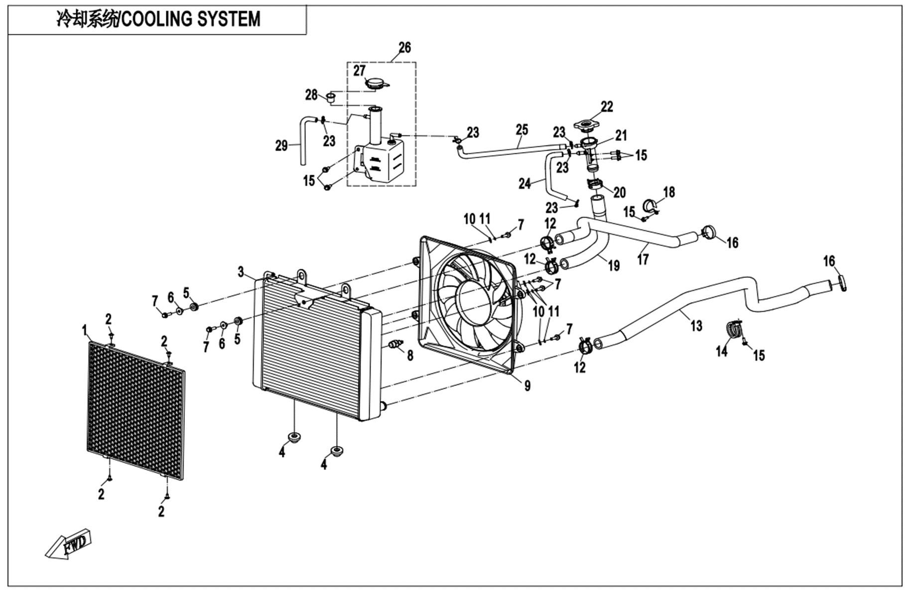 Picture of F18 - COOLING SYSTEM