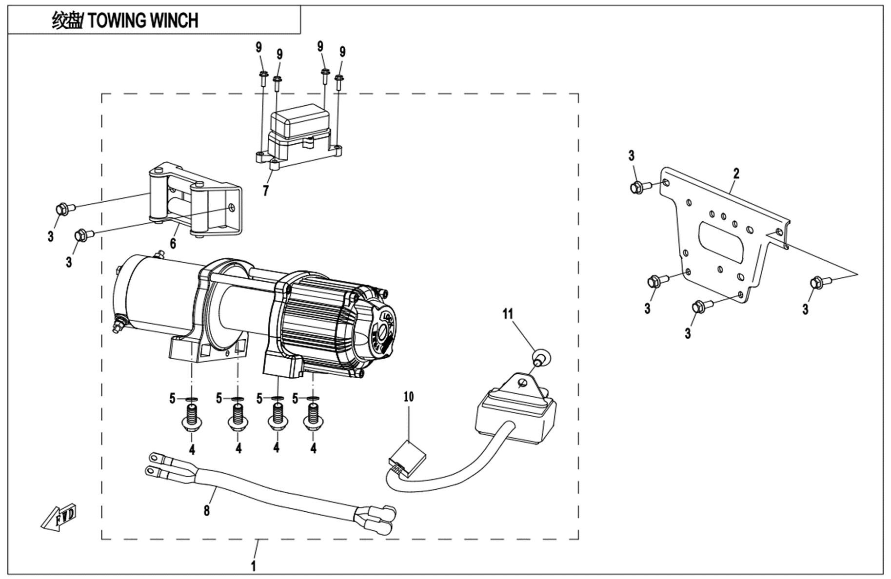 Picture of F15-2 - TOWING WINCH