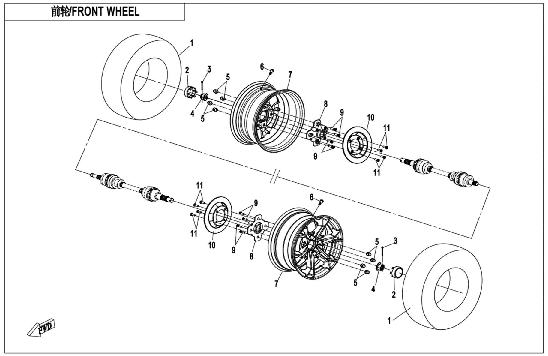 Picture of F07 - FRONT WHEEL