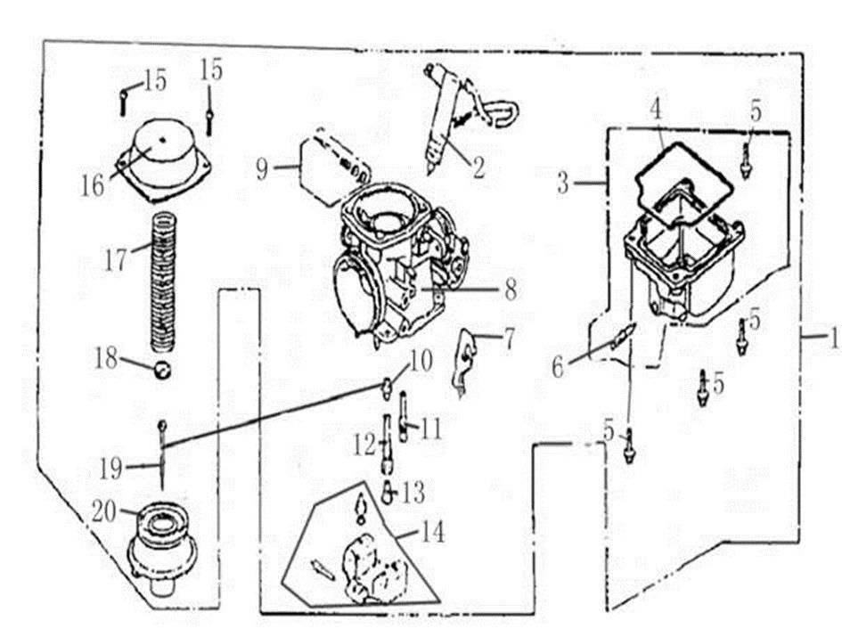 Picture of E17 - CARBURETOR ASSY