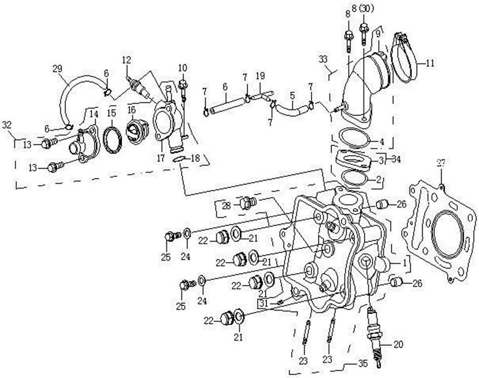 Picture of E07 - CYLINDER HEAD ASSY
