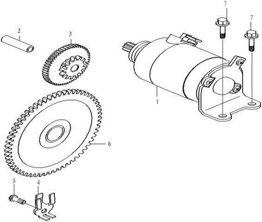 Picture of E16 - STARTING MOTOR