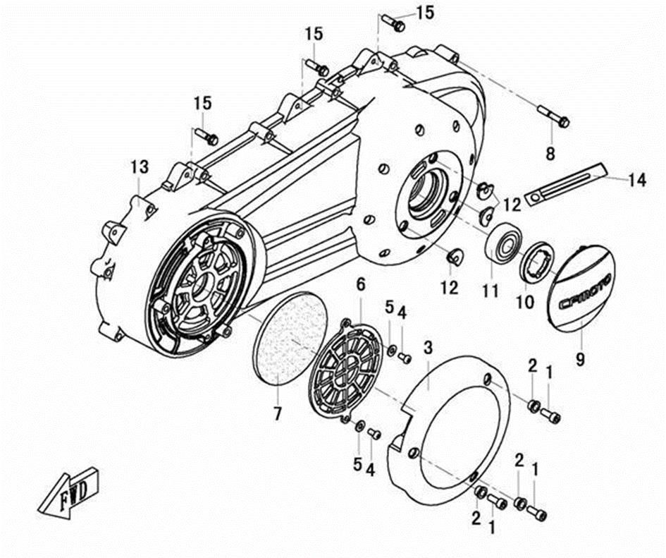 Picture of E01-4 - LEFT SIDE COVER ASSY