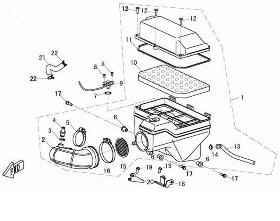 Picture of E11 - AIR FILTER ASSY