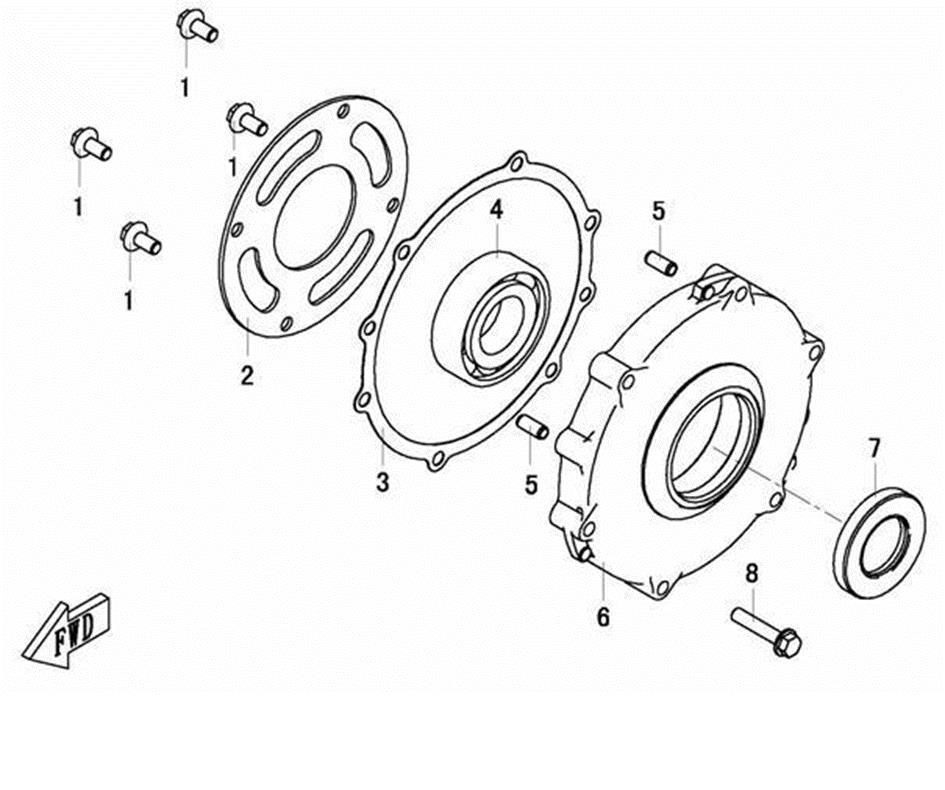 Picture of E05-1 - CLUTCH COVER