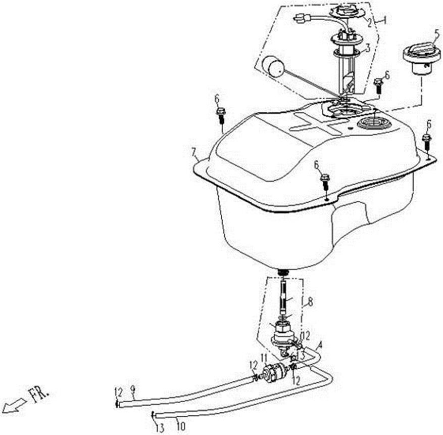 Picture of F10 - FUEL TANK (CARBURETOR)