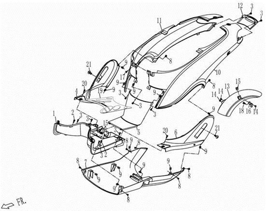 Picture of F05 - PLASTIC PARTS
