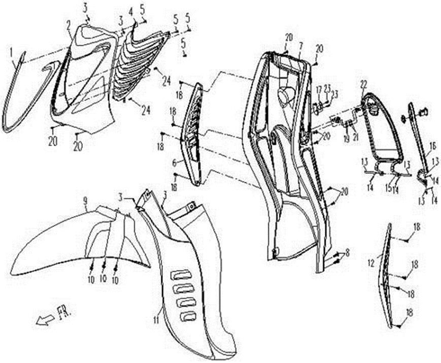 Picture of F04-3 - PLASTIC PARTS
